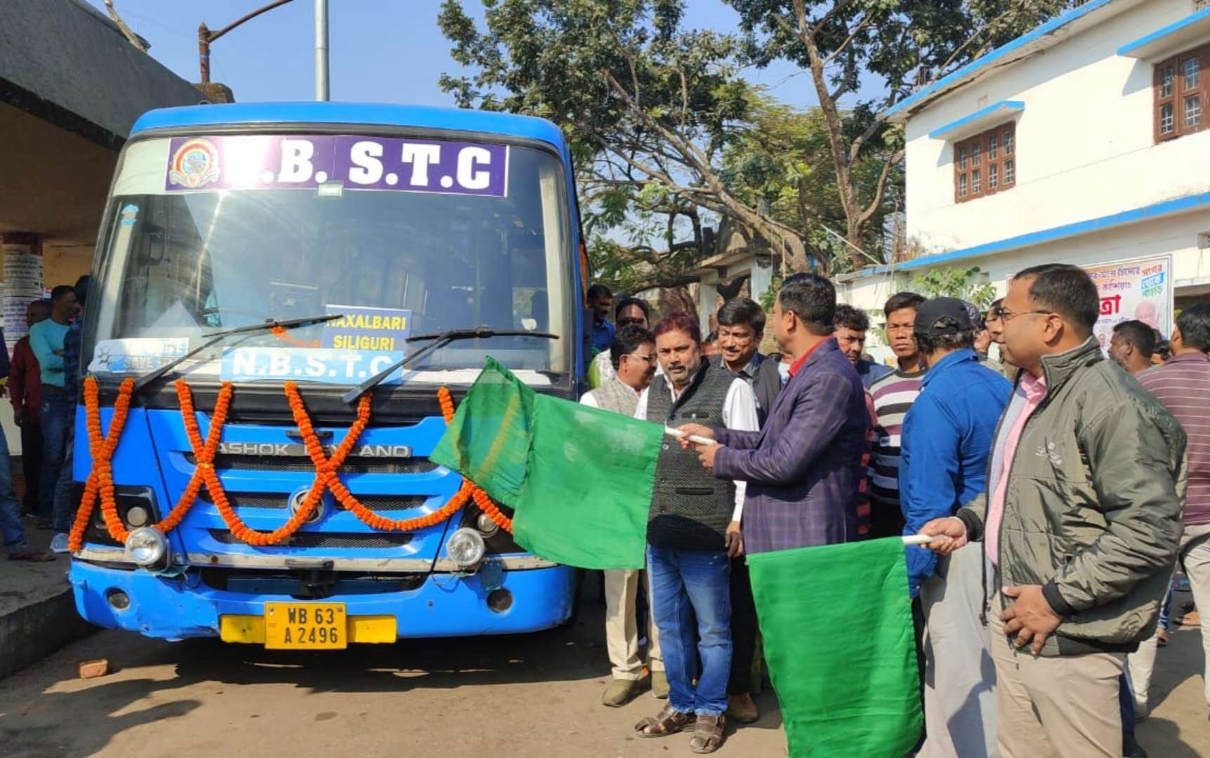  দীর্ঘদিনের দাবি পূরণ, সরকারি বাস পরিষেবা নকশালবাড়িতে